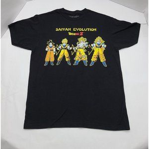 Dragonball Z t-shirt Saiyan Evolution Medium black